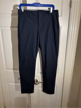 Classic Men's Dress Pants in Navy - Modern Straight Fit